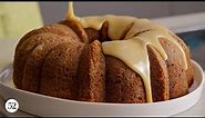 The Absolute Best Applesauce Cake with Caramel Glaze | Recipes