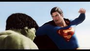 Superman vs Hulk - The Fight (Part 1)