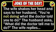 🤣 BEST JOKE OF THE DAY! - A couple decide it's time to visit a doctor... | Funny Daily Jokes