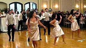 Wedding Party Dancing to Single Ladies by Beyonce