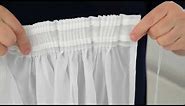 How to Hang Net Curtains with a Pencil Pleat Header - CurtainsCurtainsCurtains
