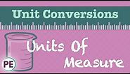 Units of Measure: Unit Conversion / Dimensional Analysis