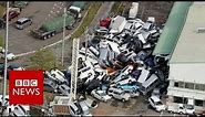 Japan's Typhoon Jebi leaves destruction in its wake - BBC News
