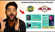 Unbelievable Price Drop on iPhones🔥😍 Flipkart Big Billion days sale & amazon great Indian festival