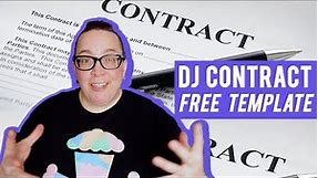 DJ Contract Template - Wedding & Event DJ Business