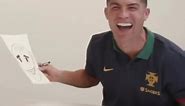 Ronaldo and Pepe drawing each other.... - The Ronaldo History