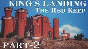 The Sims 4 Game of Thrones: THE RED KEEP CASTLE King’s Landing Speed Build Part-2