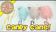 Cotton Candy Flavor Series: Christmas Candy Canes! Lemon Head, Blue Berry, Cherry & Peppermint
