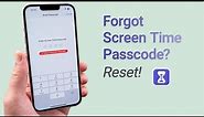 Forgot Screen Time Passcode? Reset It Now with 2 Methods