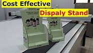 How to make a Cardboard Display Stand for Branding , Cost Effective Product Display stand Making