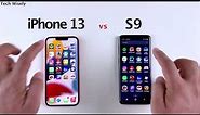 iPhone 13 vs S9 | SPEED TEST