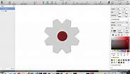How to create a gear icons sketch