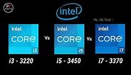 i3-3220 vs i5-3450 vs i7-3770 3rd Gen Processor l i3 vs i5 vs i7 3rd Gen Processor comparison