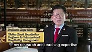 Prof. Kaye Chon, Walter Kwok Foundation Endowed Professor in I...