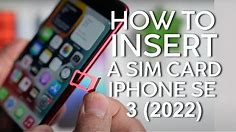 How to Insert Sim Card In Iphone Se 3rd Generation 2022