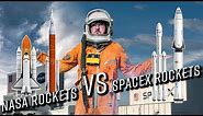 SpaceX rockets vs NASA rockets