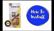 How To Install: Safety 1st Cabinet & Drawer Latches