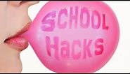 Back to School Hacks