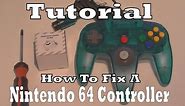 How To Repair / Fix A Broken Nintendo 64 Controller (Tutorial)
