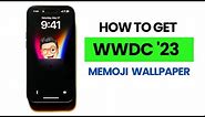 How to make WWDC ’23 Memoji Wallpaper for iPhone : It’s about time !