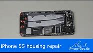 iphone 5s back housing replacement change backcover, repair, DIY
