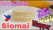 Siomai Wrapper Amazing Recipe | Pinoy Siomai