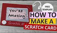 How to Make a Scratch Card - DIY Scratch Off Tutorial