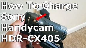 How To Charge Sony Handycam