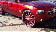 Candy Brandywine Dodge Charger on 28s..BEATING!
