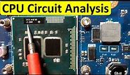 Learn Laptop CPU Circuit | Processor Circuit Analysis using schematics