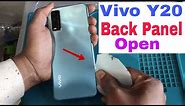 How To Vivo Y20 Back Panel Open 2021 | Vivo Y20 Teardown | Vivo Y20 Disassembly