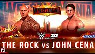 WWE 2K20 The Rock vs John Cena Match Gameplay