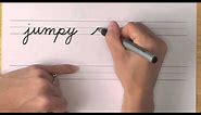 How To Write in Cursive // Lesson 21 // A complete Course // FREE Worksheets