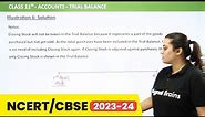 Trial Balance in Accounting - Illustrations 6 to 10 | Class 11 Accounts 2022-23