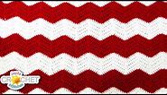 Crochet Chevron, Ripple, Zig Zag, Wave - Blanket Pattern & Tutorial