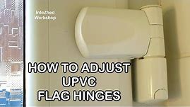 Easy way to adjust a UPVC door