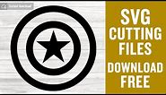 Captain America Shield Svg Free Cut File for Cricut
