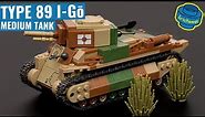 Japanese Medium WW2 Tank Type 89 I-GO - QuanGuan 100116 (Speed Build Review)