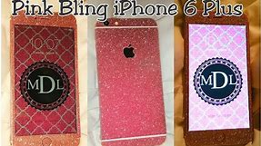IPhone 6 Plus Pink Bling Diamond Full Body Decal