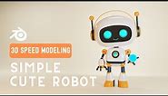 Create a Cute Robot Character in Blender | Easy Beginner Tutorial