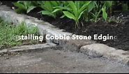 Installing Cobblestone Edging [Article intro - See link in description]