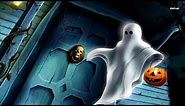 FREE Scary Halloween Video,Spooky Hologram Projection Video Loop, Windows projection halloween video