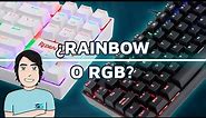 Iluminación RGB vs Iluminación RAINBOW - Redragon | ¿ Cuál es la diferencia ? 🤔🌈