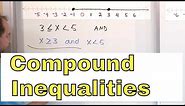 14 - Solving & Graphing Compound Inequalities in Algebra, Part 1