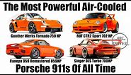 The Most Powerful Air-Cooled Porsche 911s - Ruf CRT 2, Canepa 959, Singer DLS Turbo, Gunther Werks