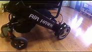 Attaching the Cupholder to your Airhawk Folding Power Wheelchair