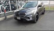2017 FORD ESCAPE WITH CUSTOM 19 INCH BLACK RIMS & TIRES