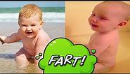 Baby farting at parents is funny #003 - Funny Baby Farts - Funny Pets Moments