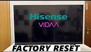 Hisense VIDAA Smart TV: How To Factory Reset TV