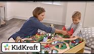 Adventure Town Railway Train Set & Table with EZ Kraft Assembly™ Toy demo by KidKraft